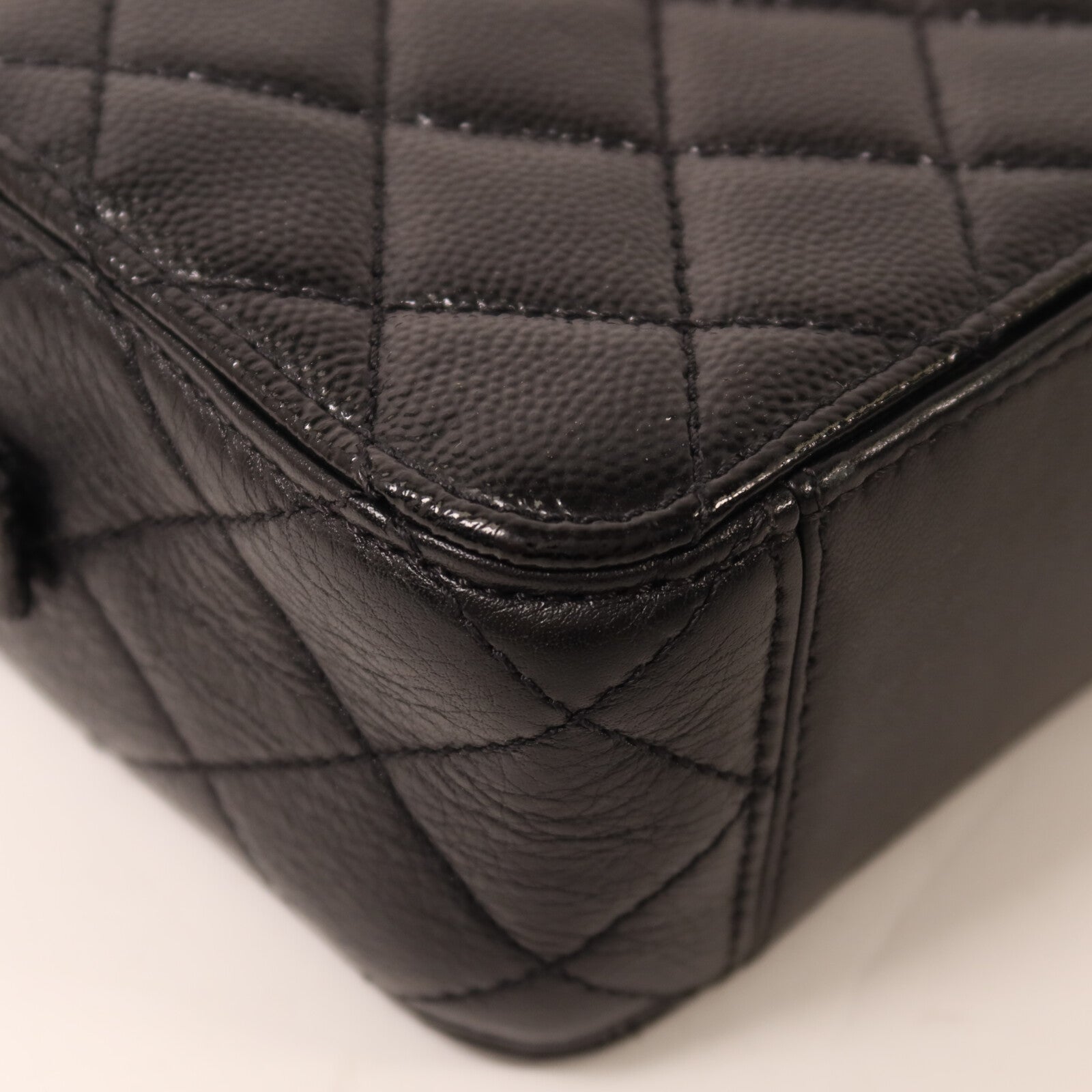 CHANEL 牛皮皮革Camera Bag鏈帶肩背袋