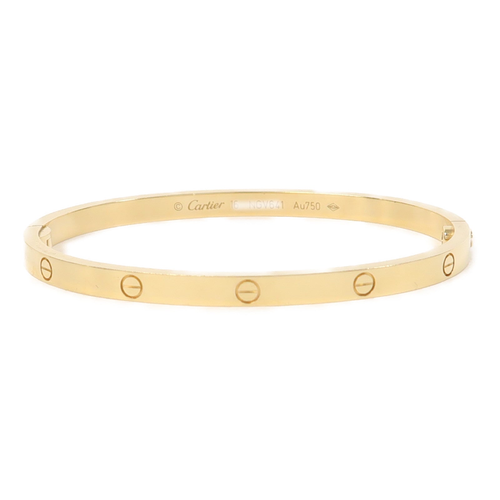 CARTIER 18K黃金Love Bracelet Small Model手鐲Cartier#16