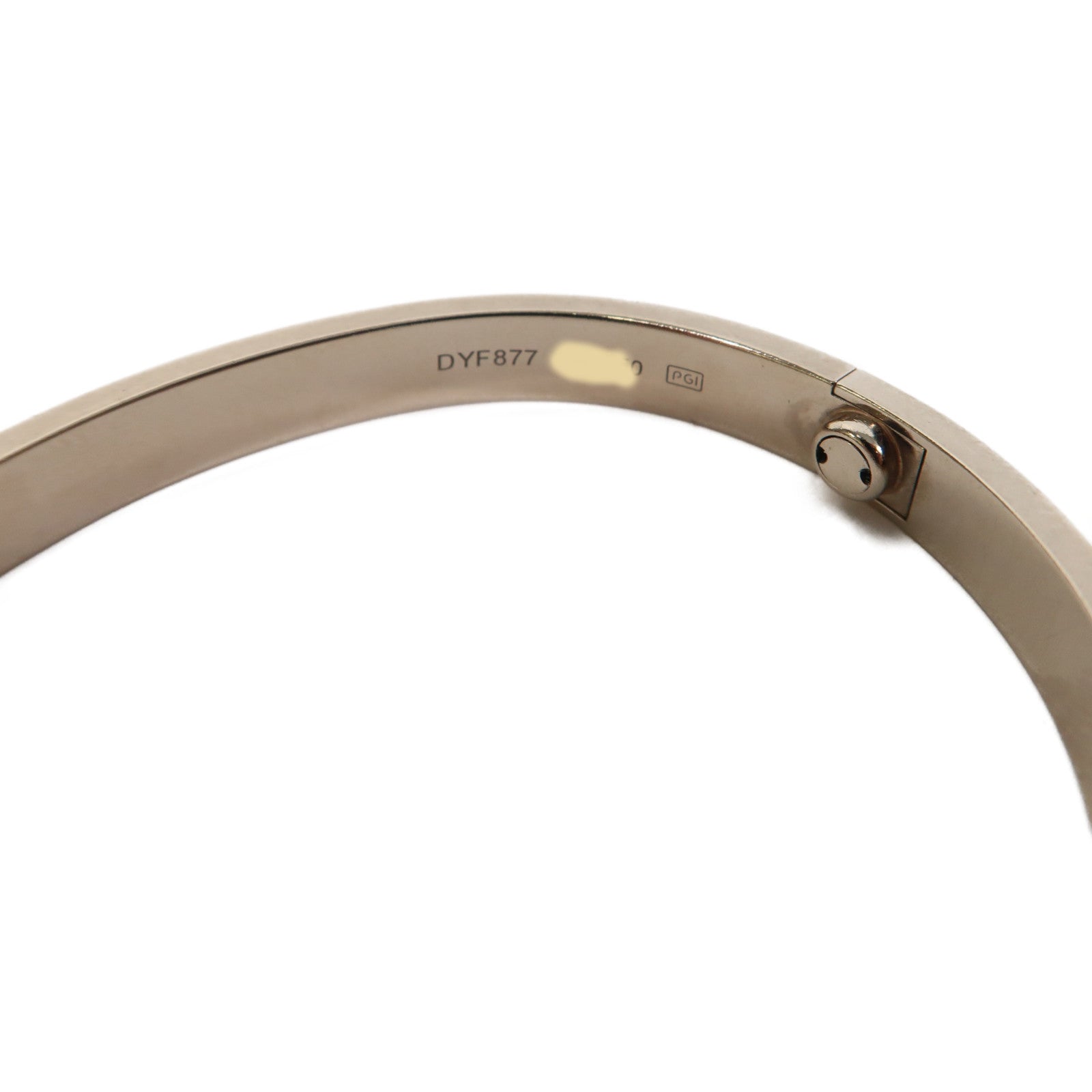 CARTIER 18K白金Love Bracelet手鐲
