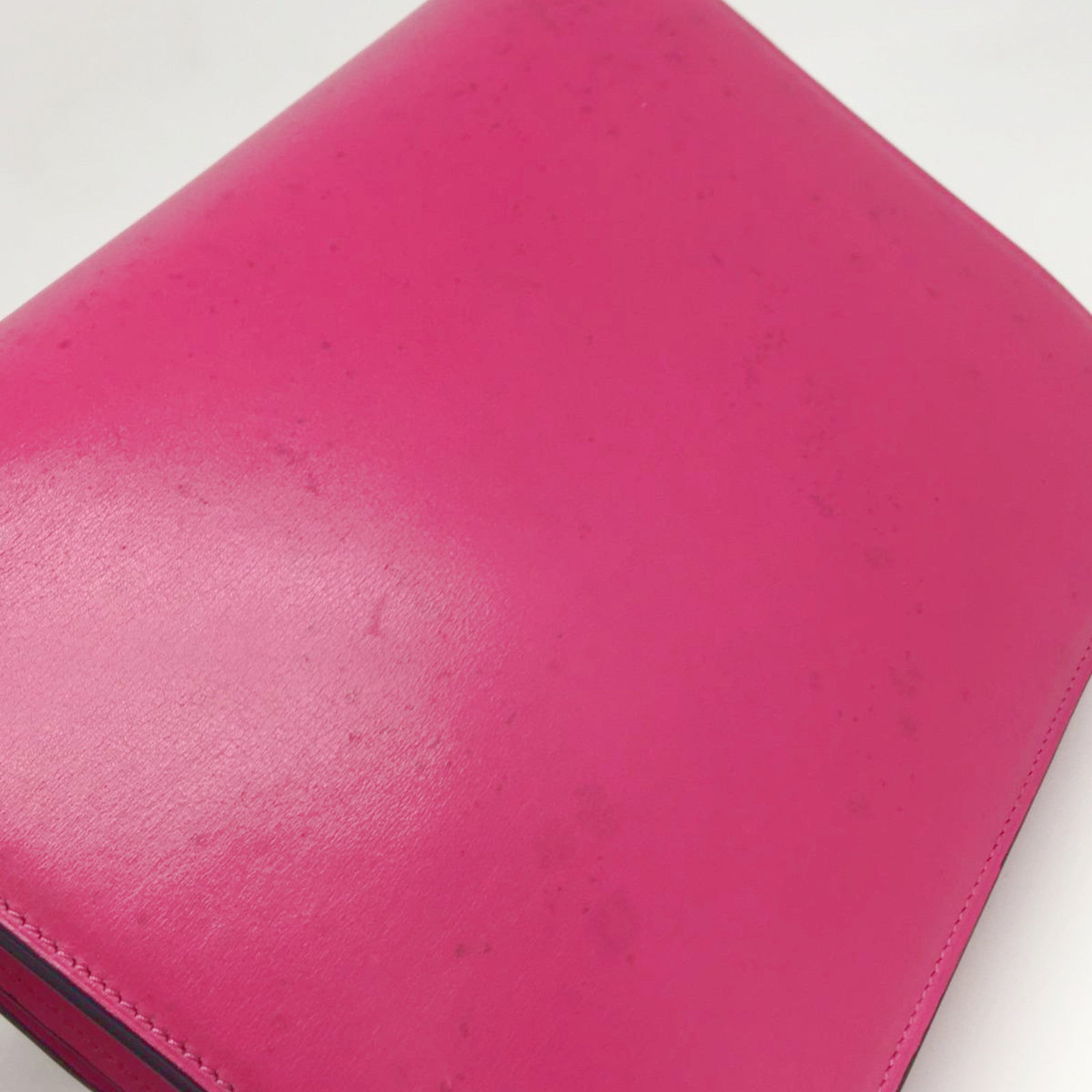 CELINE 牛皮皮革2 Way Shoulder金扣肩背袋粉紅色