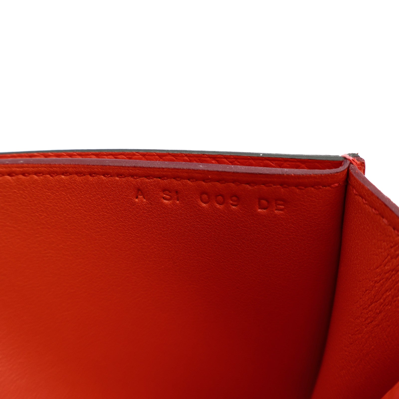 HERMES Epsom皮革Passant銀扣長錢包