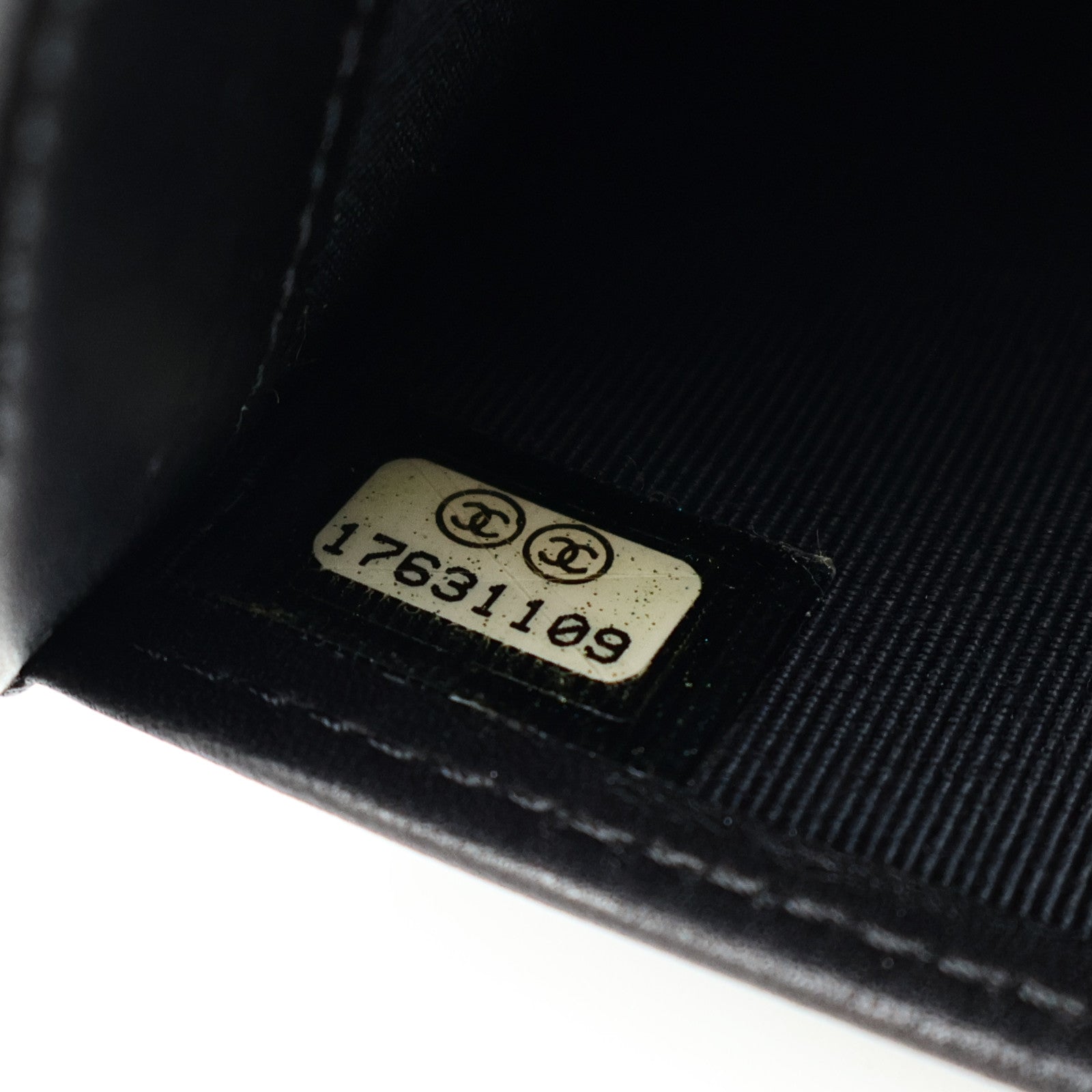 CHANEL 羊皮皮革Long Wallet銀扣長錢包