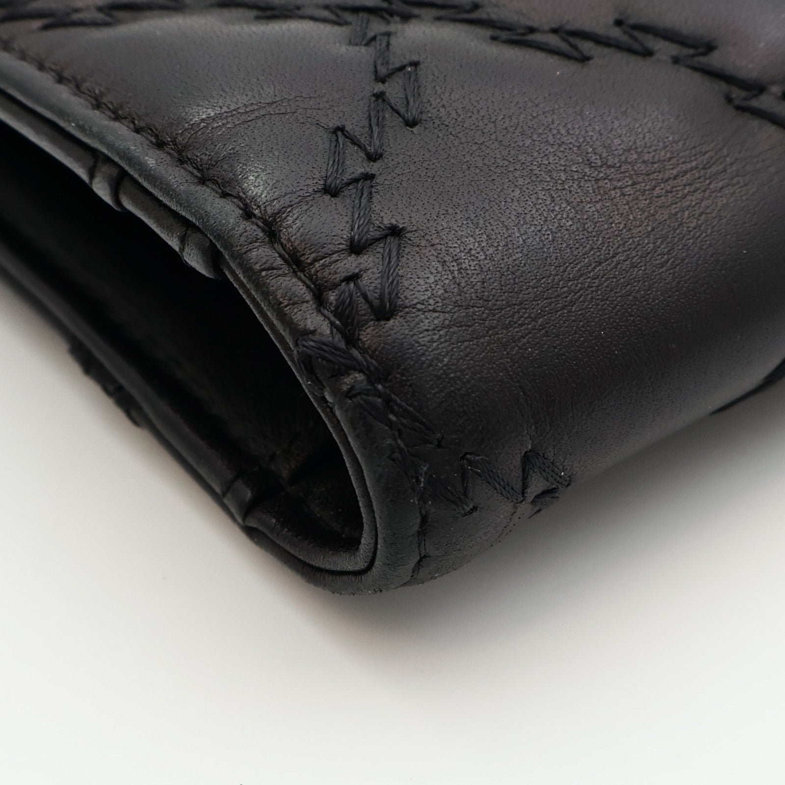 CHANEL 羊皮皮革Long Wallet銀扣長錢包