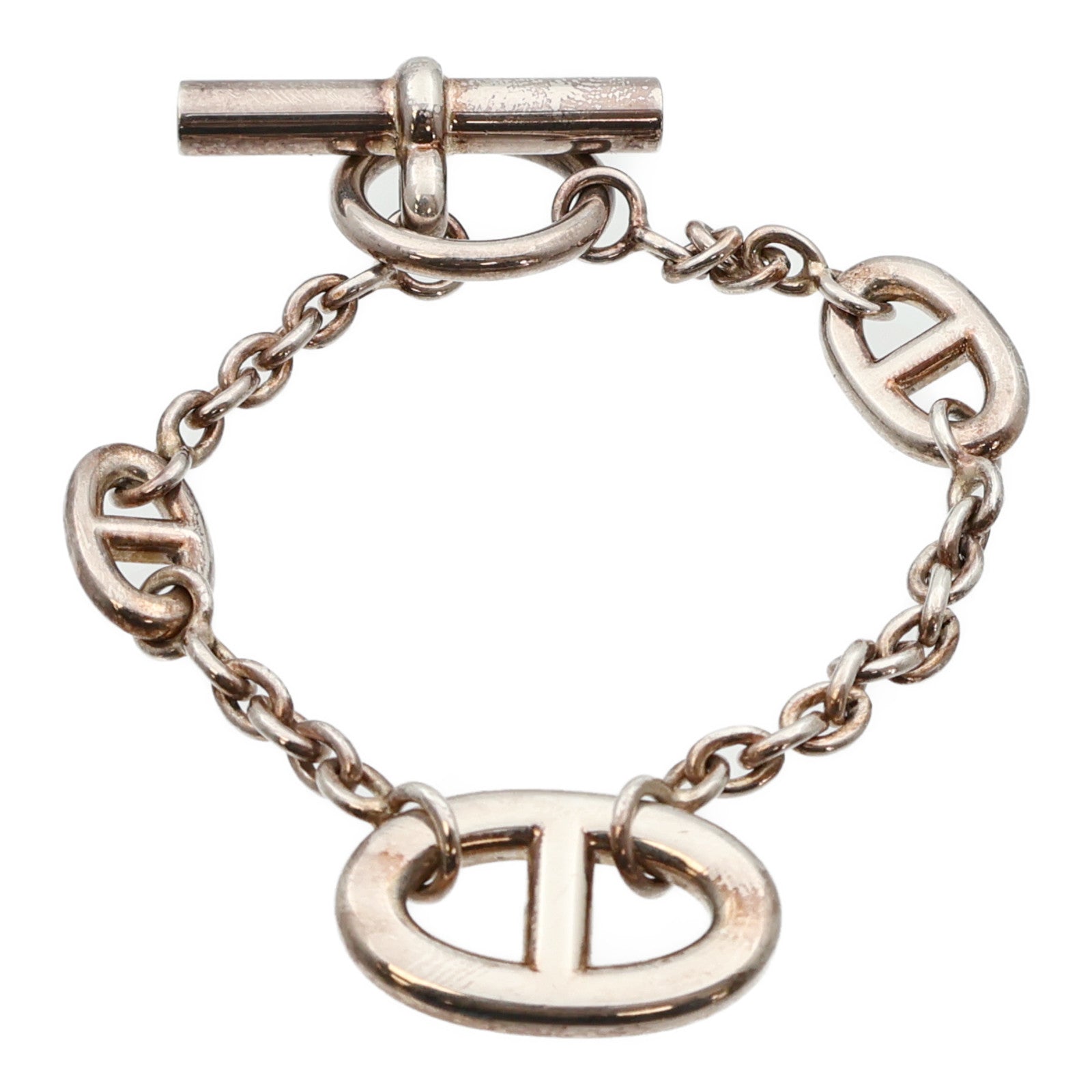 HERMES 925純銀Faradole Bracelet銀扣手鏈