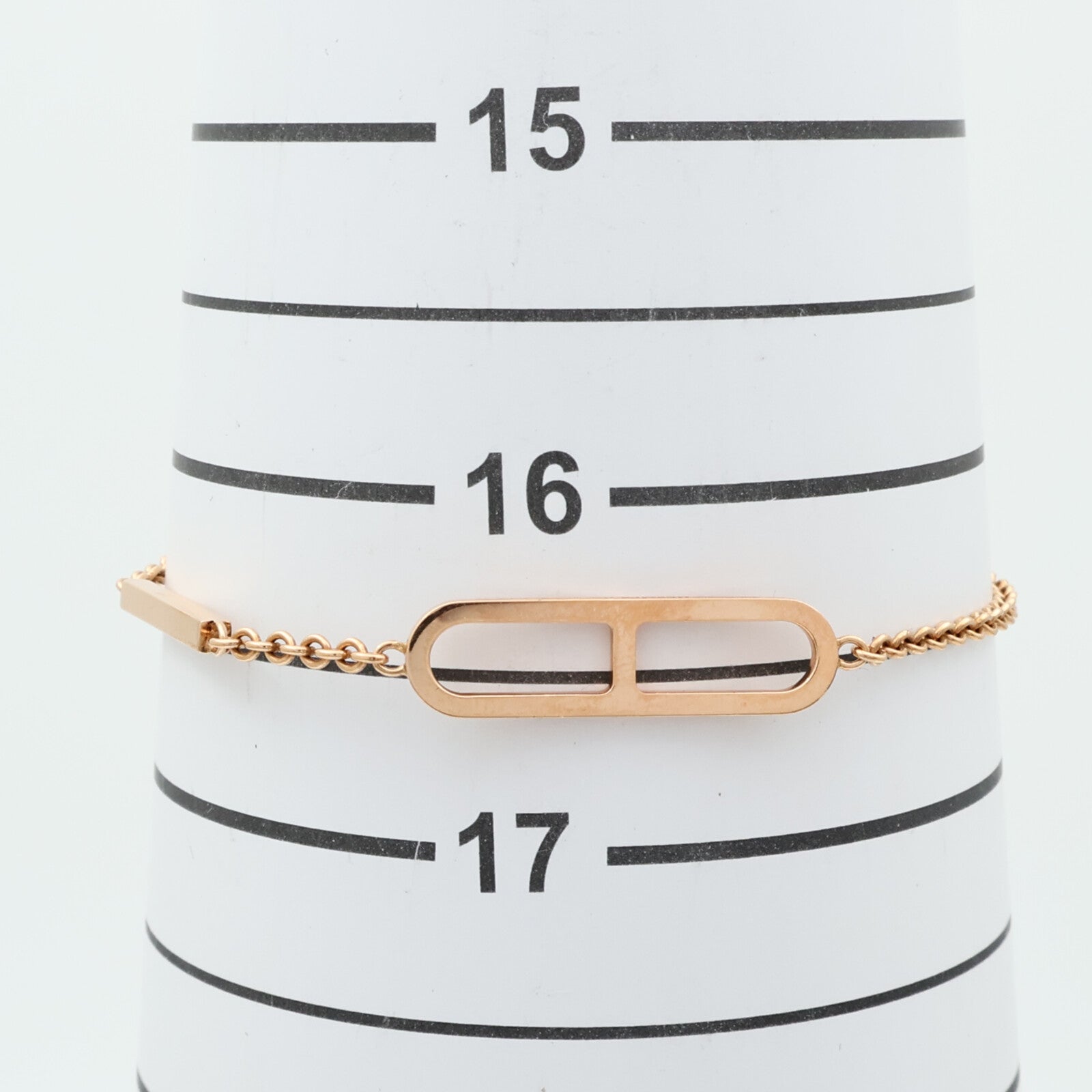 HERMES 18K玫瑰金Ever Chaine d'ancre Bracelet手鏈