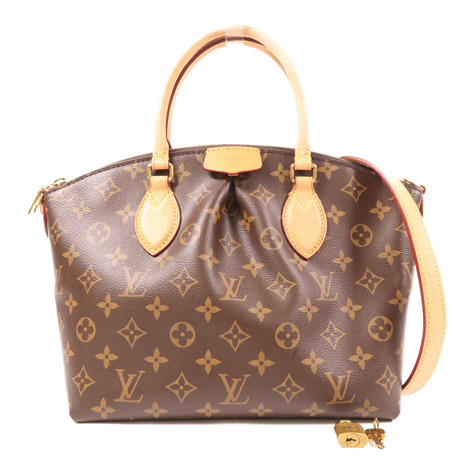 LOUIS VUITTON Monogram Boetie金扣手挽肩背兩用袋