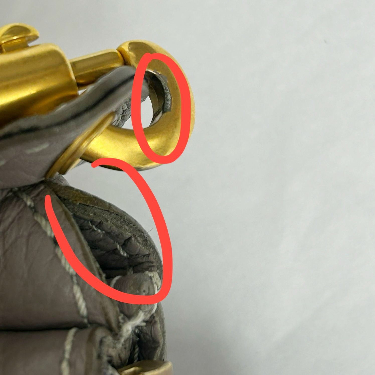 Chloe 牛皮皮革Mini Marcie金扣手挽肩背兩用袋