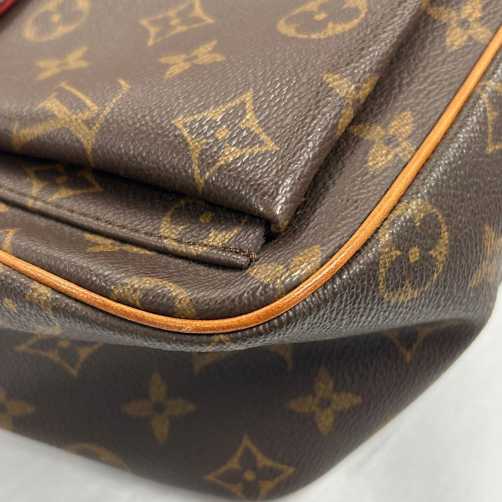 LOUIS VUITTON 【激減優惠】Monogram Viva Cite GM金扣肩背袋啡色