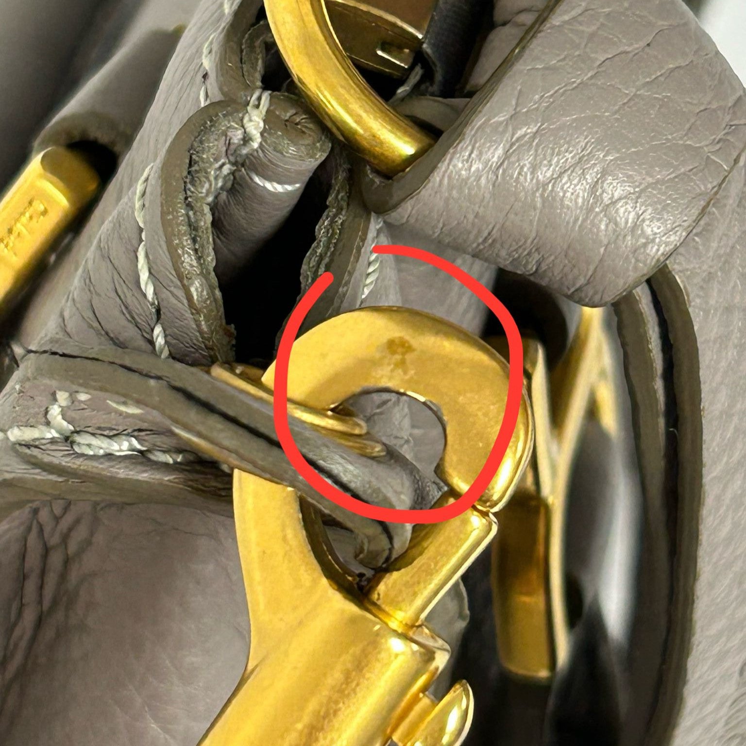 Chloe 牛皮皮革Mini Marcie金扣手挽肩背兩用袋