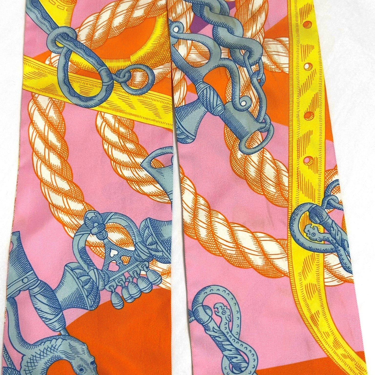 HERMES 【激減優惠】絲質Maxi Twilly絲巾