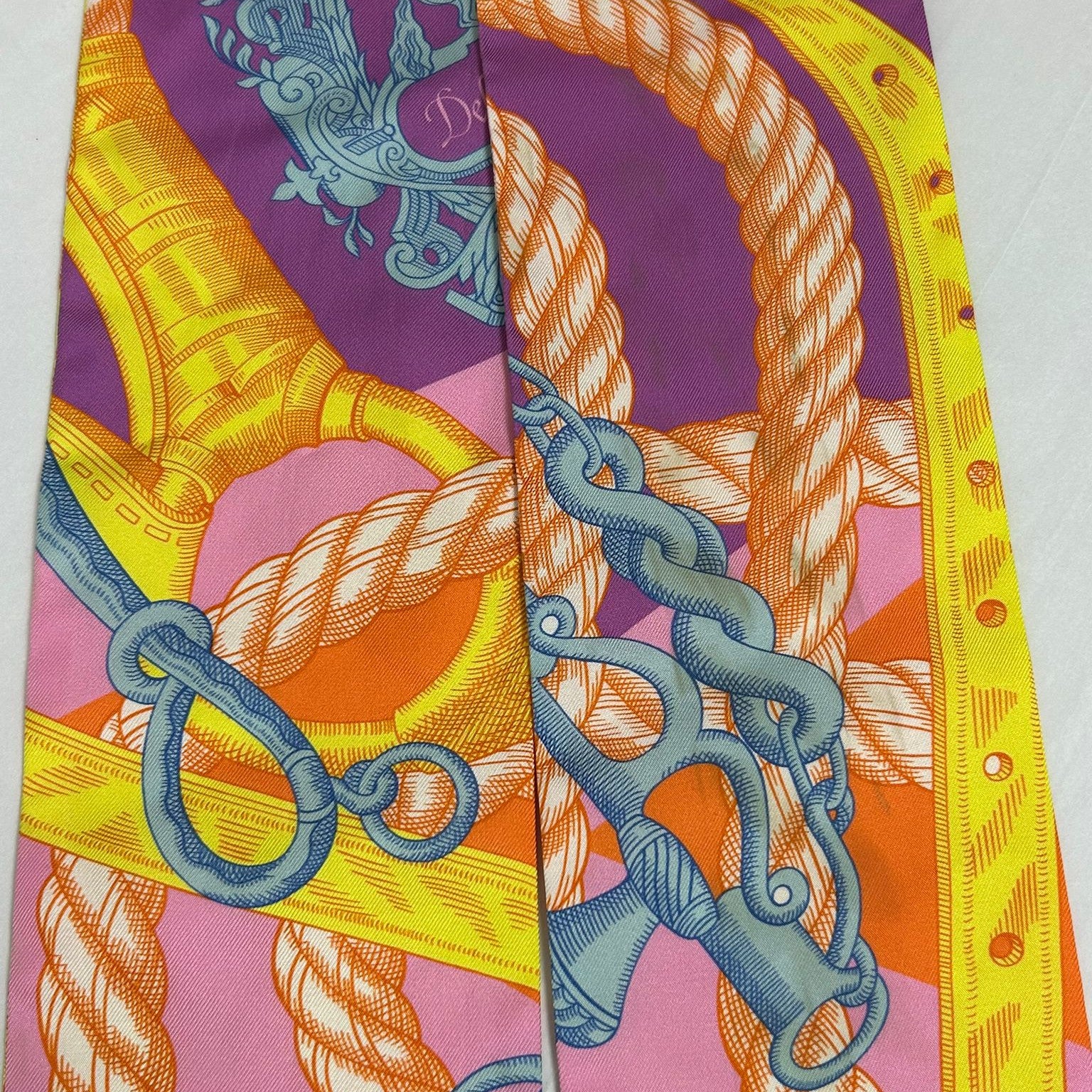 HERMES 【激減優惠】絲質Maxi Twilly絲巾