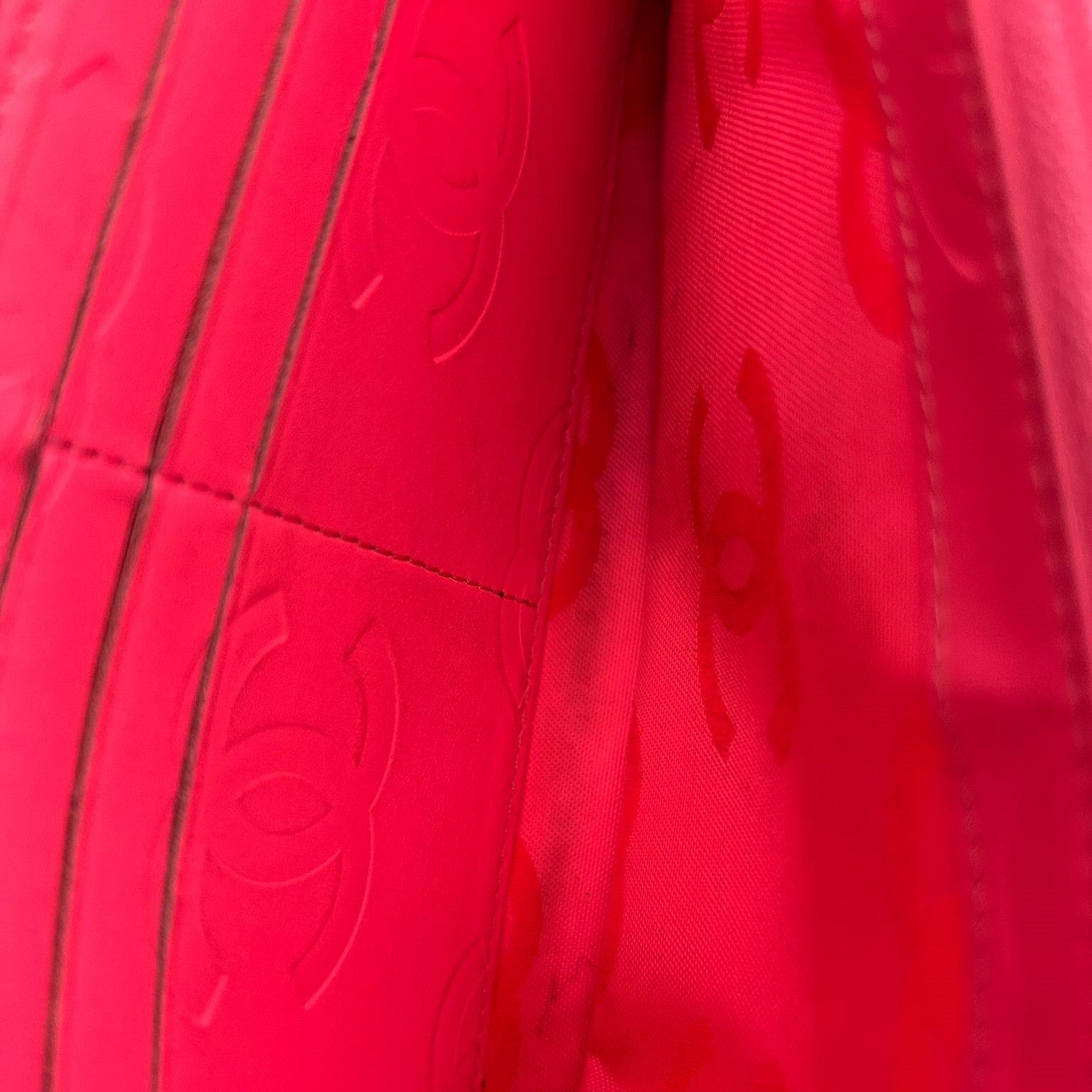 CHANEL 【激減優惠】牛皮皮革Cambon Long Wallet銀扣長錢包