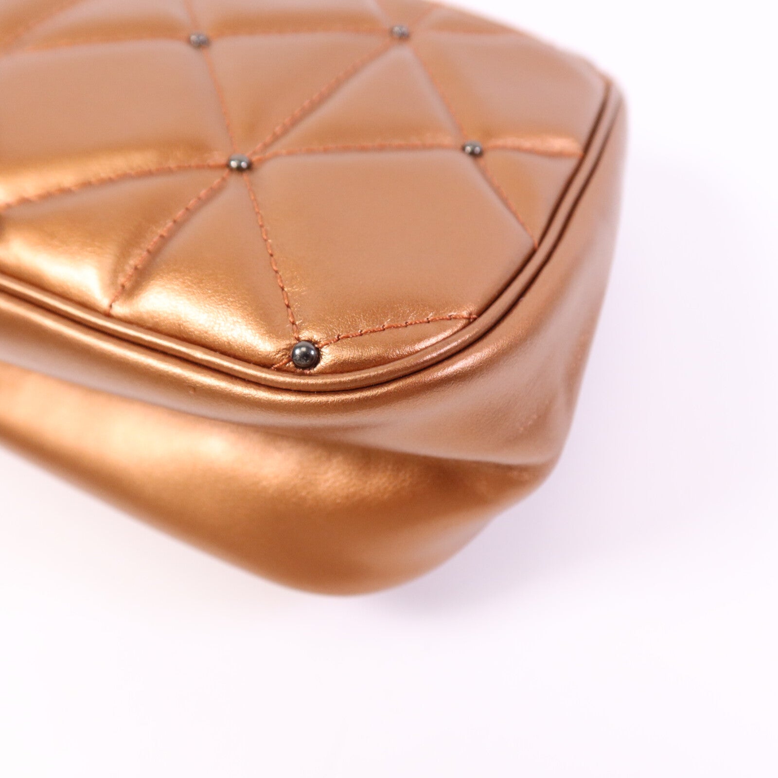 COACH 牛皮皮革Chain Shoulder鏈帶肩背袋
