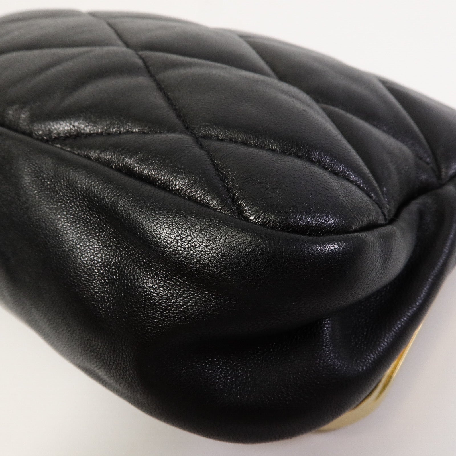YVES SAINT LAURENT 羊皮皮革87 Frame Fold Over Shoulder Bag手挽肩背兩用袋