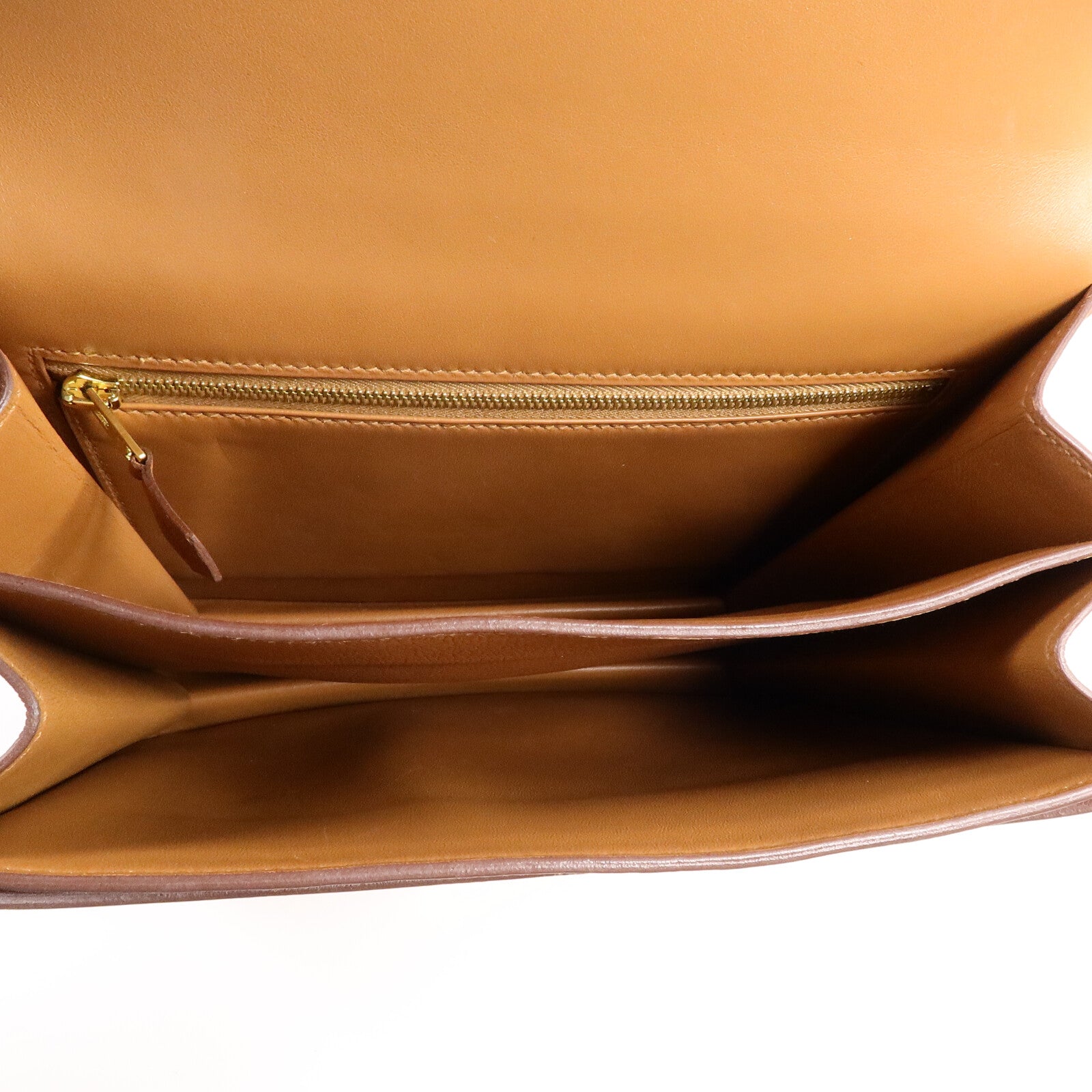 HERMES Evercolor皮革2002 肩背袋Gold