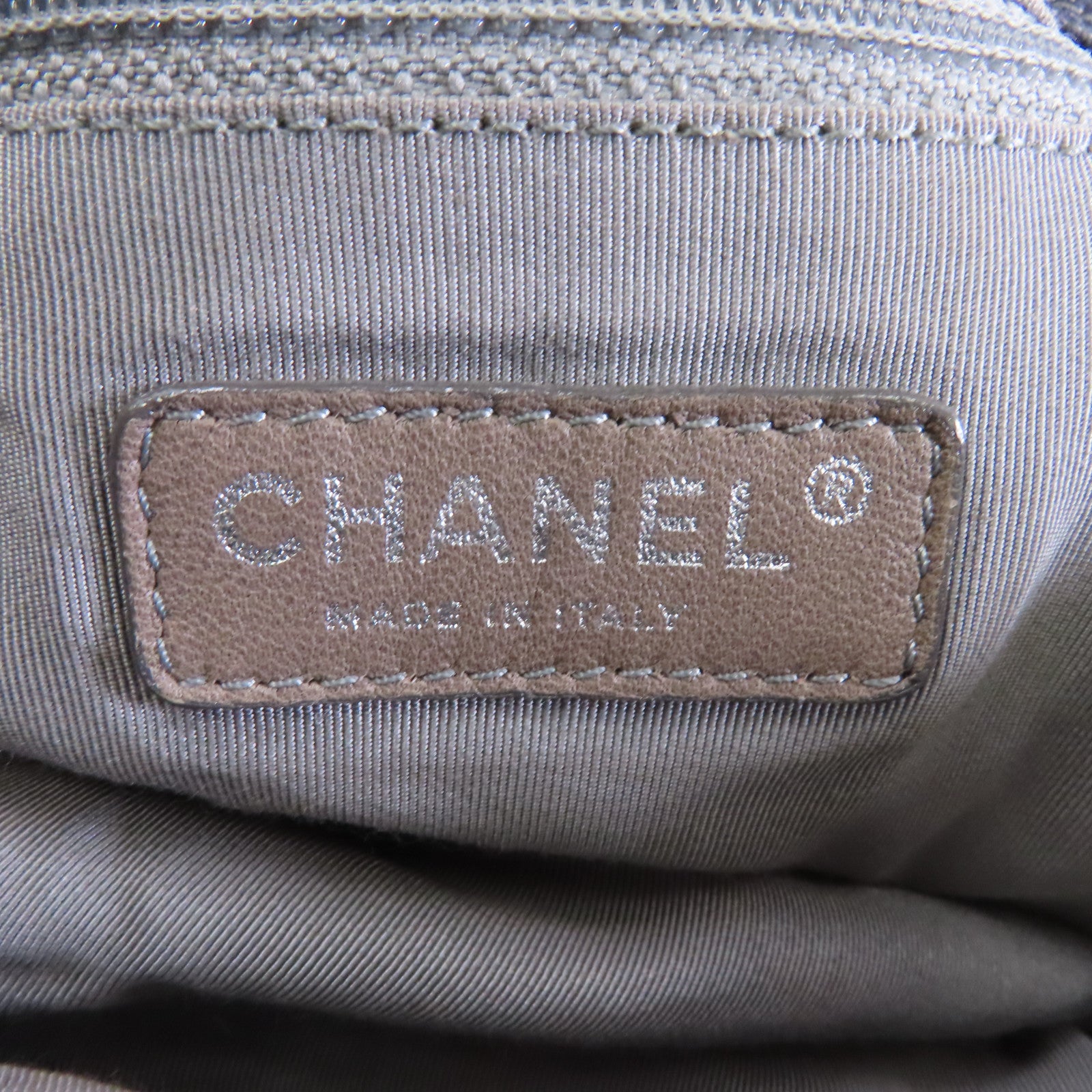 CHANEL 【激減優惠】牛仔布Tote Bag銀扣手挽袋藍色