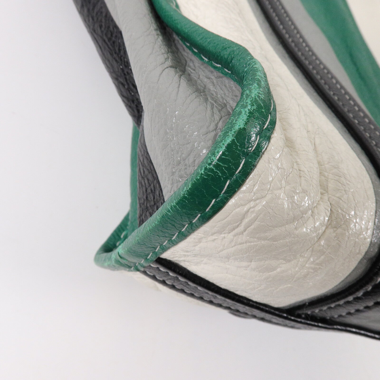 BALENCIAGA 牛皮皮革Bazar手挽肩背兩用袋
