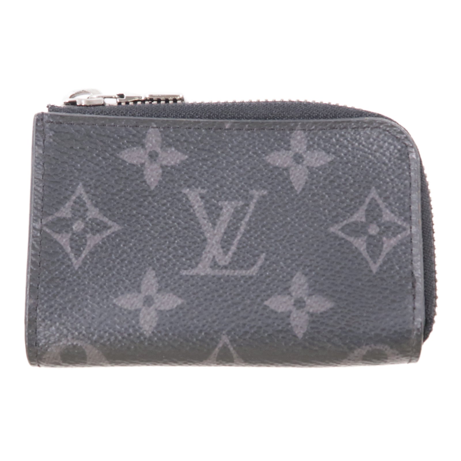 LOUIS VUITTON 【激減優惠】Monogram Eclipse Porte Monnaie Jour銀扣零錢包