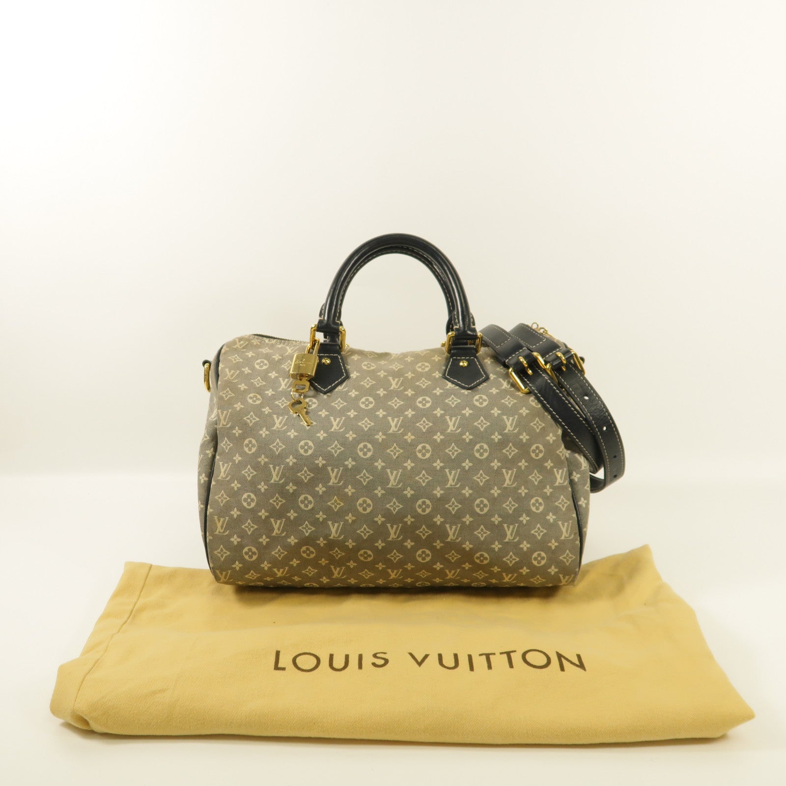 LOUIS VUITTON Monogram Idylle Speedy Bandouliere金扣手挽肩背兩用袋
