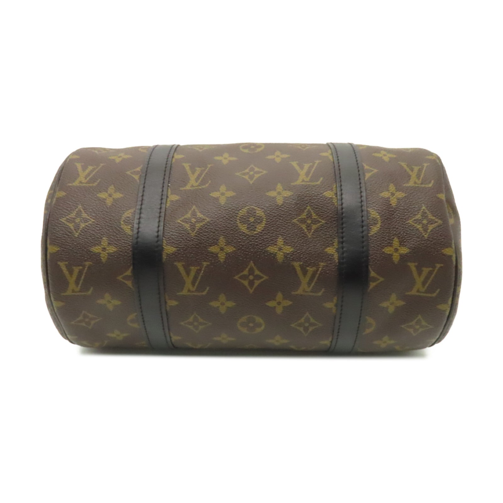 LOUIS VUITTON 【激減優惠】Monogram Macassar Messenger Mini Polochon手挽肩背兩用袋棕色/黒色