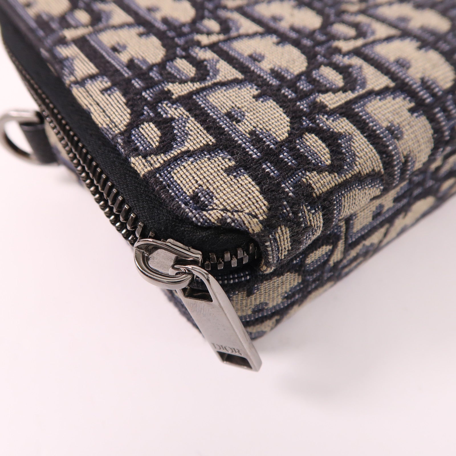 Dior 帆布Oblique Camera銀扣肩背袋
