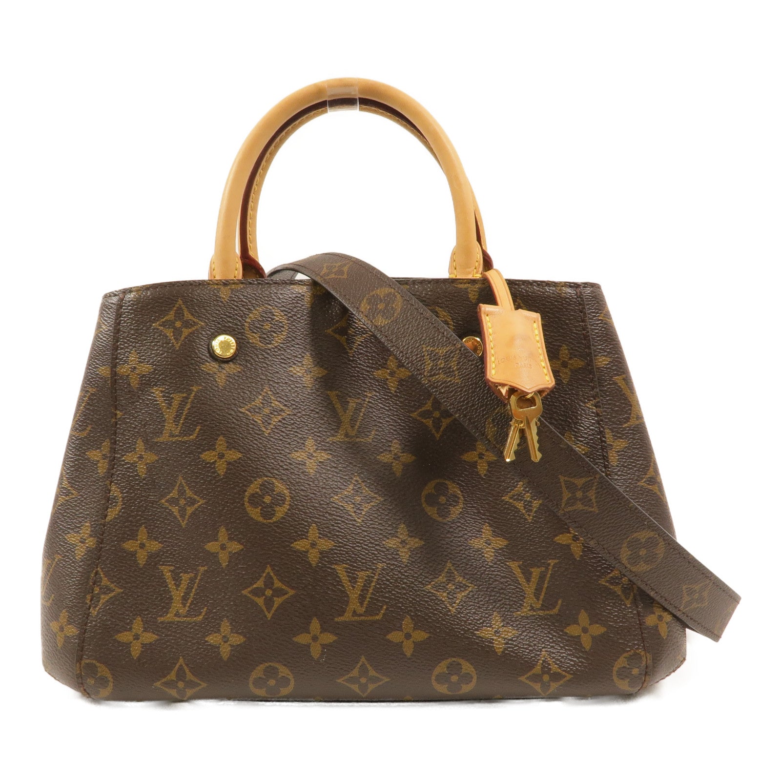 LOUIS VUITTON Monogram Montaigne BB手挽肩背兩用袋