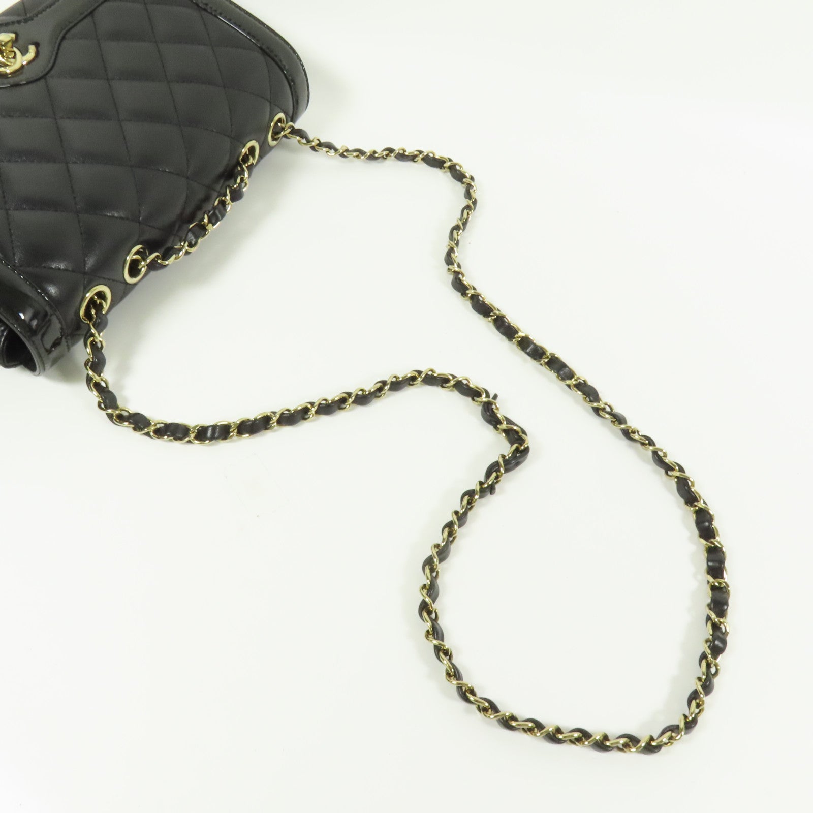 CHANEL 【激減優惠】羊皮皮革Chain Shoulder Bag金扣肩背袋