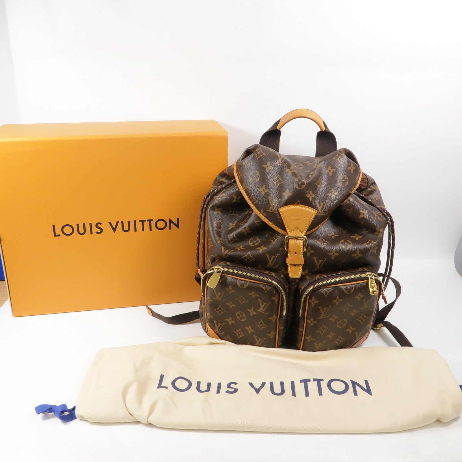 LOUIS VUITTON Monogram Montsouris Cargo背包