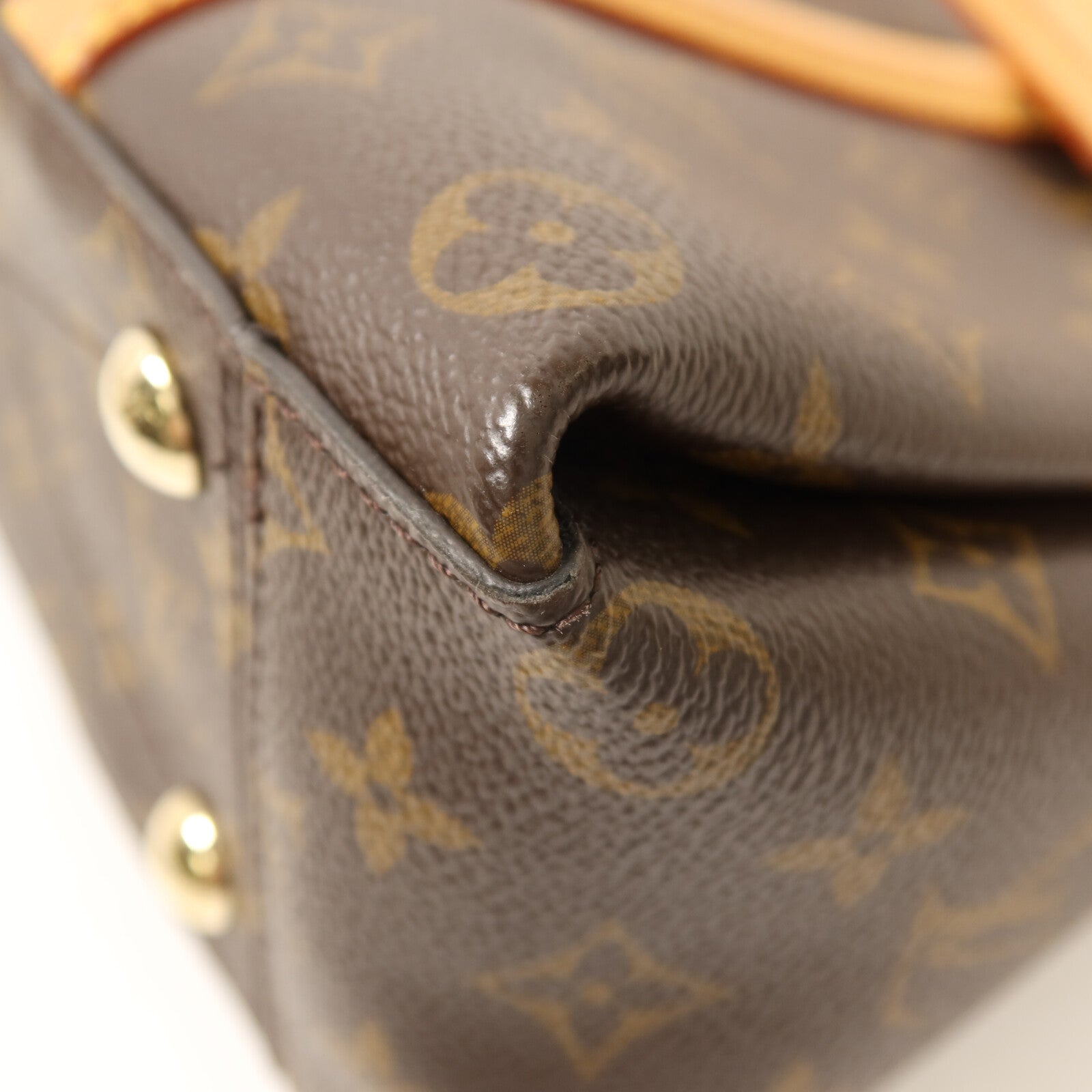 LOUIS VUITTON Monogram Soufflot BB金扣手挽肩背兩用袋