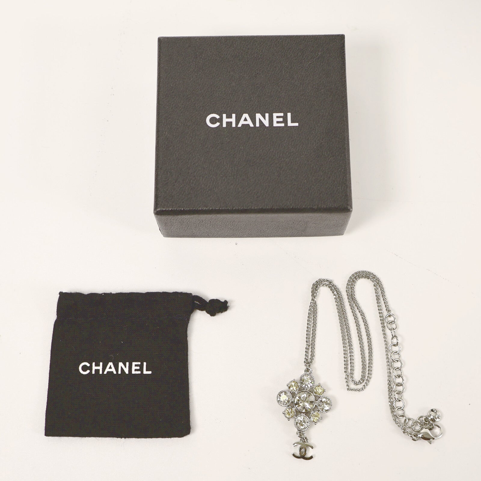 CHANEL 金屬/水鑽Necklace項鏈