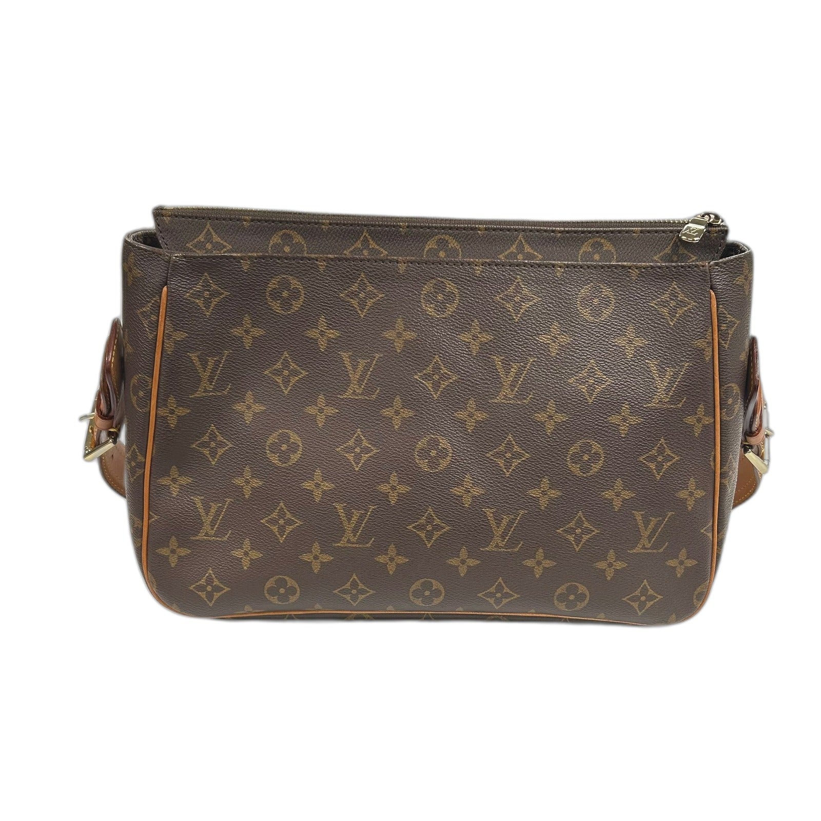 LOUIS VUITTON 【激減優惠】Monogram Viva Cite GM金扣肩背袋啡 LOUIS VUITTON 【激減優惠】Monogram Viva Cite GM金扣肩背袋啡