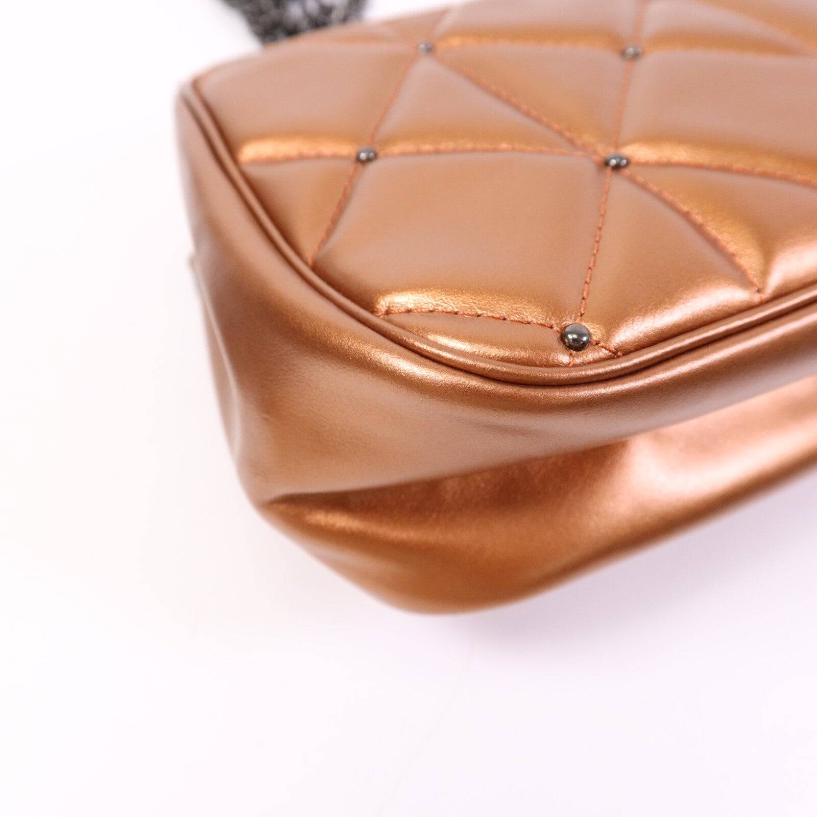 COACH 牛皮皮革Chain Shoulder鏈帶肩背袋