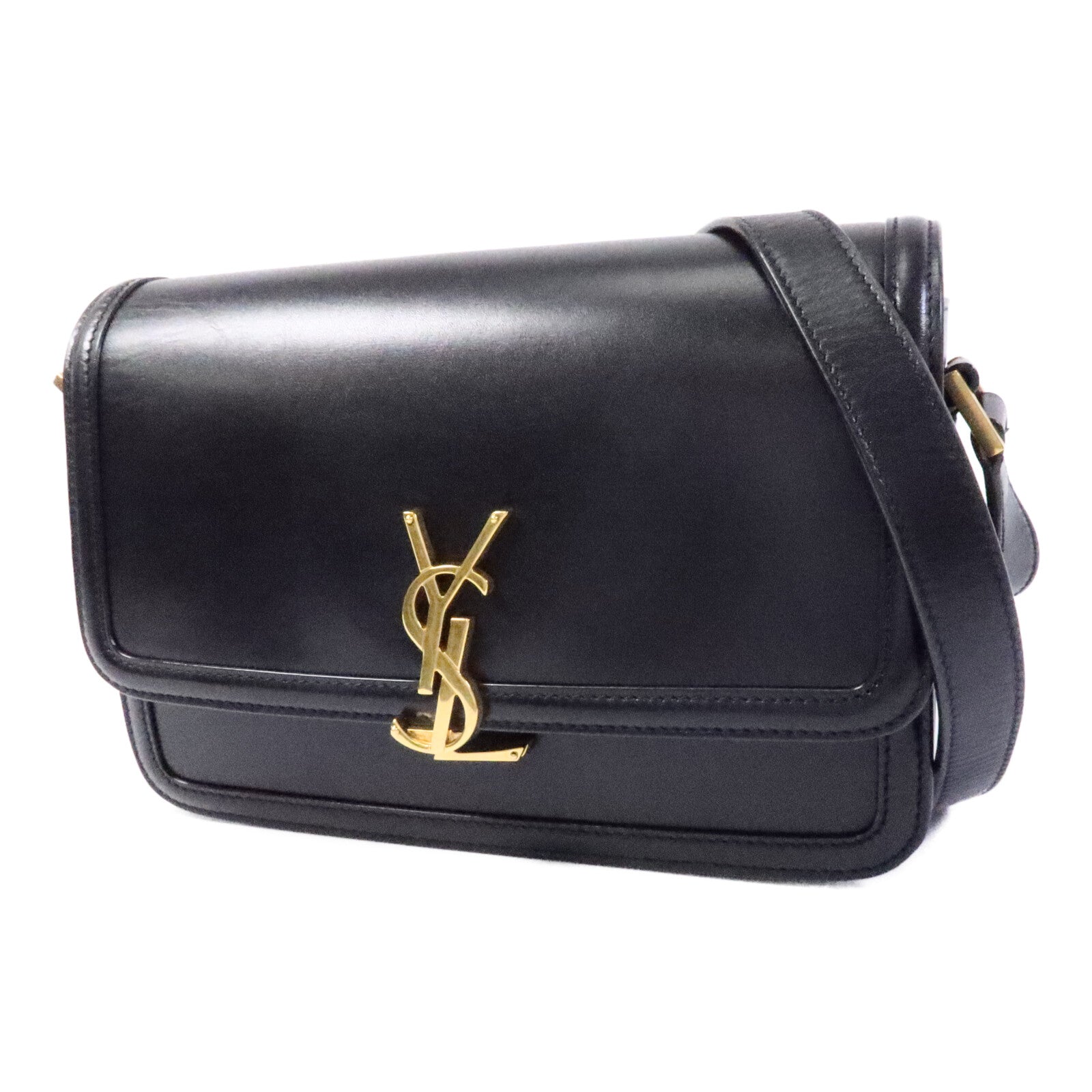 SAINT LAURENT 牛皮皮革Solferino Box肩背袋