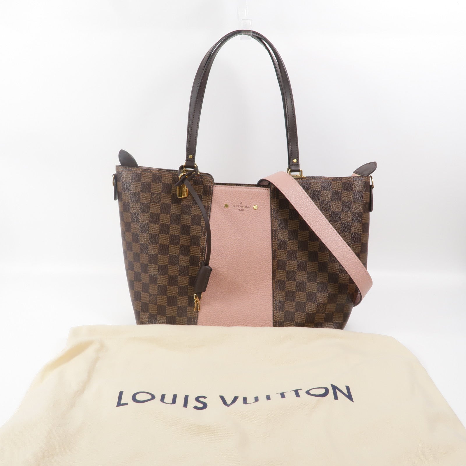 LOUIS VUITTON Damier Jersey手挽肩背兩用袋