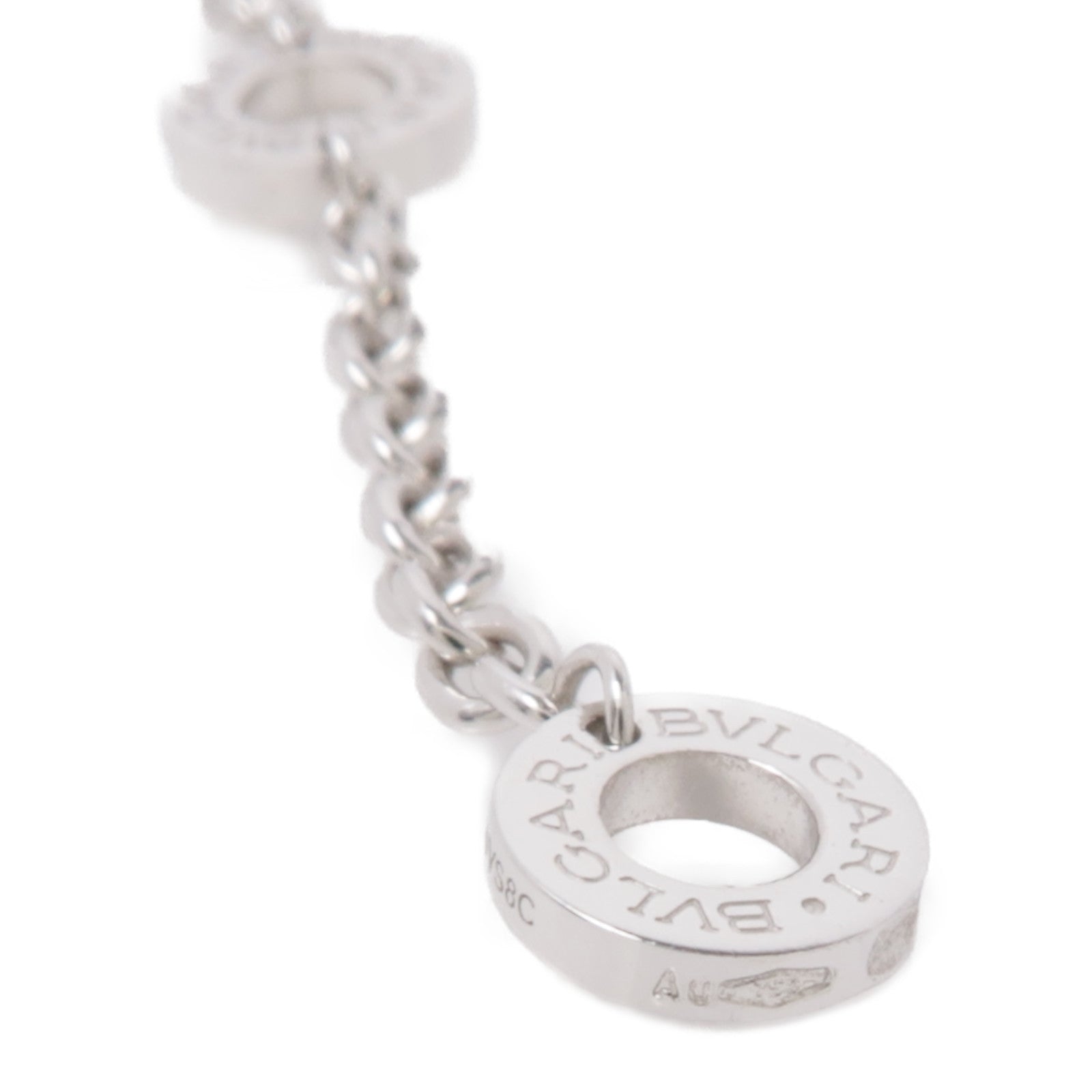 BVLGARI 18K白金Concentrica Diamond Necklace項鍊