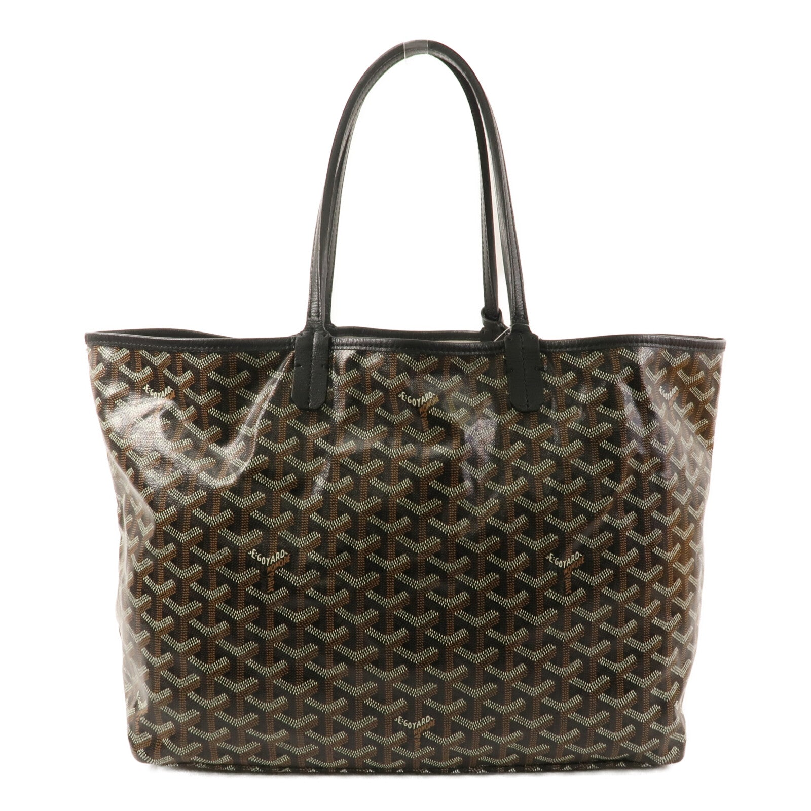 GOYARD 牛皮皮革/塗層帆布Saint Louis PM手挽袋