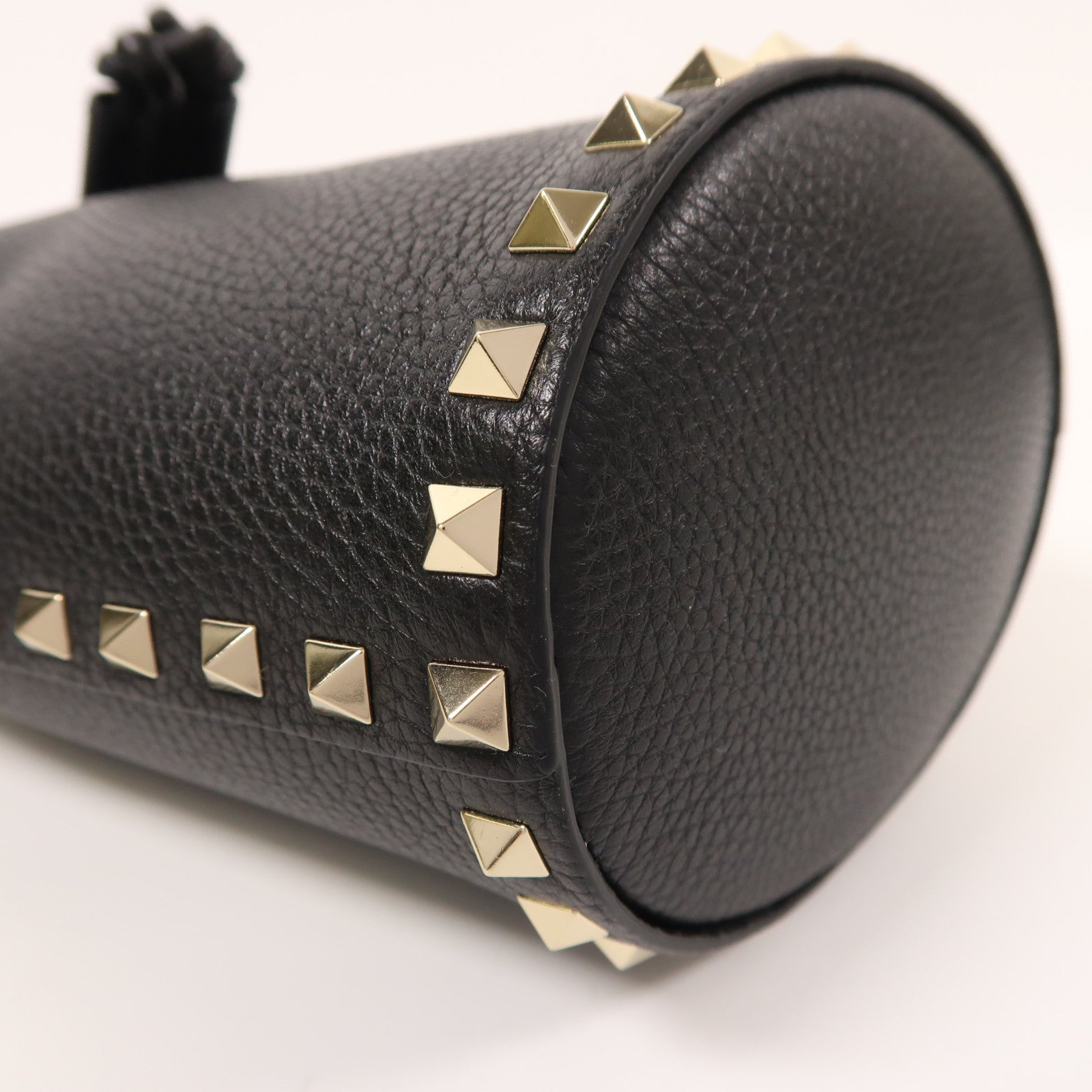 Valentino 【激減優惠】牛皮皮革Chain Bucket Bag金扣鏈帶肩背袋