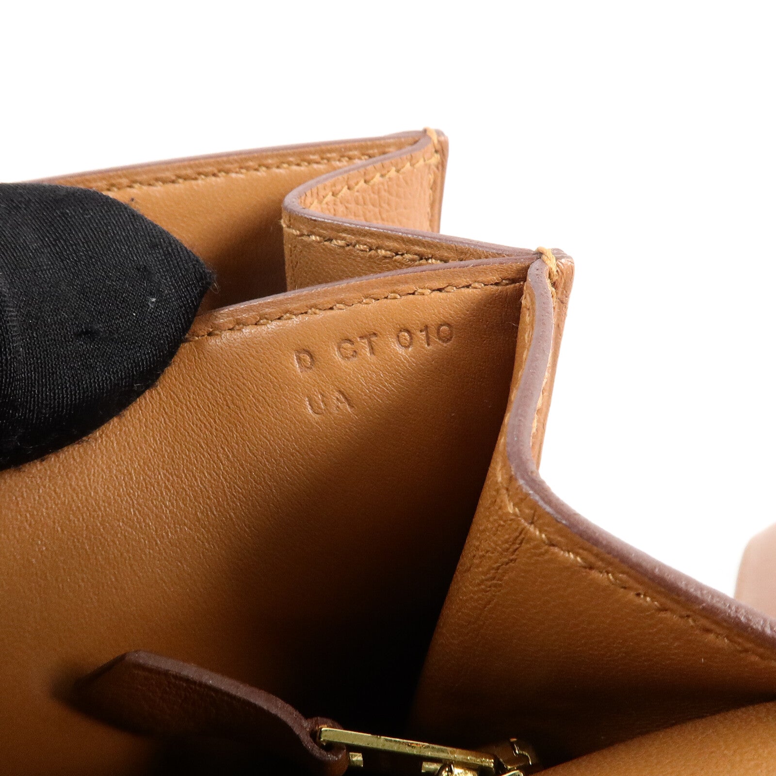 HERMES Evercolor皮革2002 肩背袋Gold