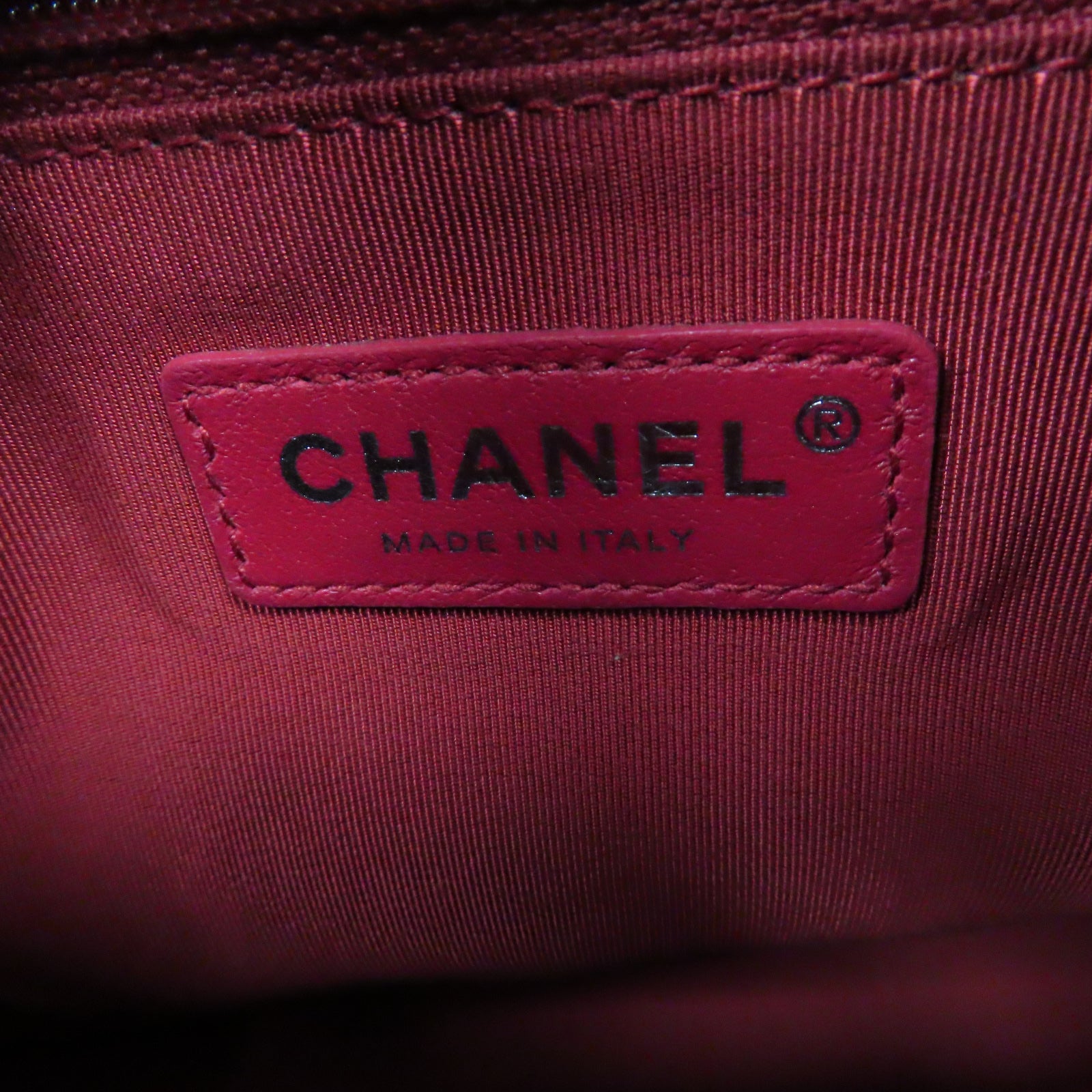 CHANEL **【激減優惠】菱格牛皮皮革Gabrielle金扣/銀扣鏈帶肩背袋藍色/黑色