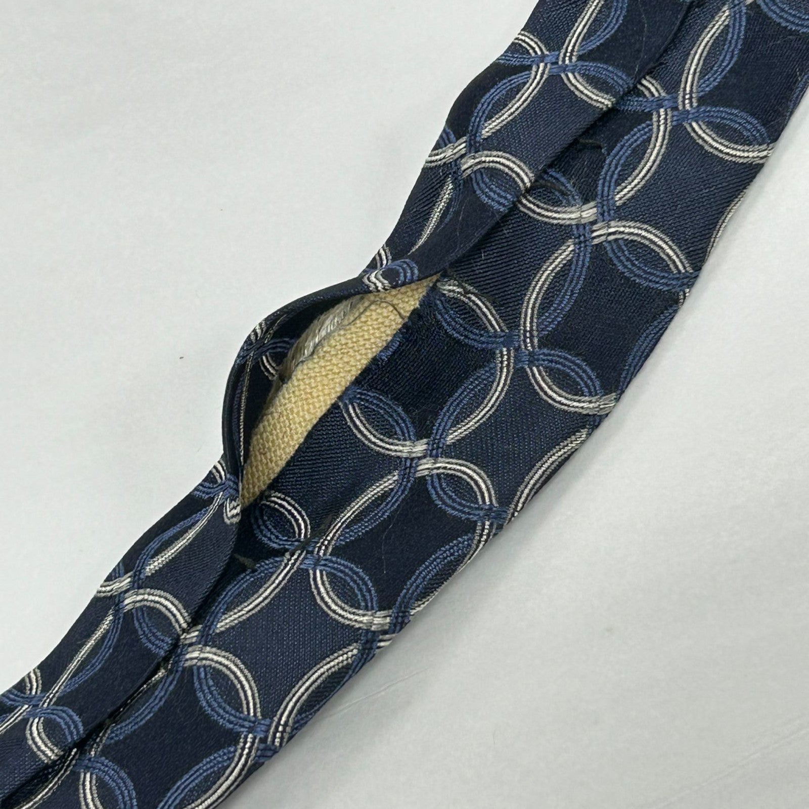 GUCCI 【激減優惠】絲質Tie領帶藍色