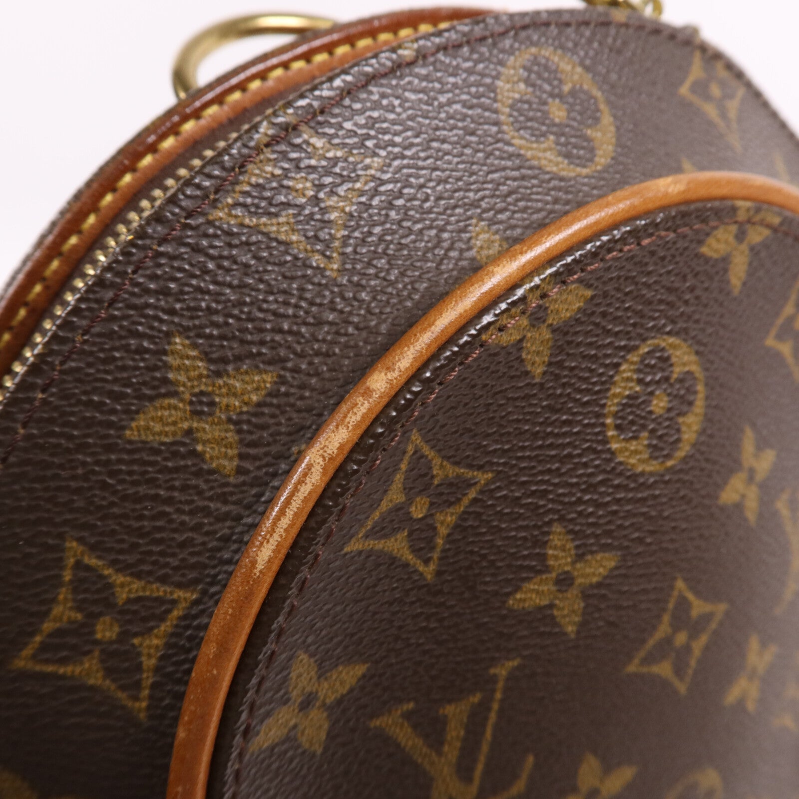 LOUIS VUITTON Monogram Ellipse Sac A Dos Backpack金扣背包棕色