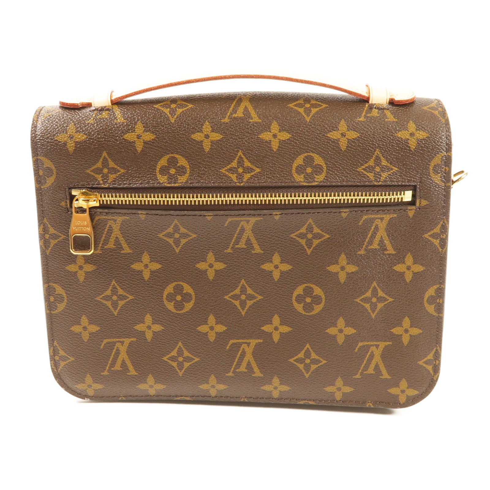 LOUIS VUITTON LV GHW Pochette Metis MM 2 Way Bag M44875 Monogram Brown