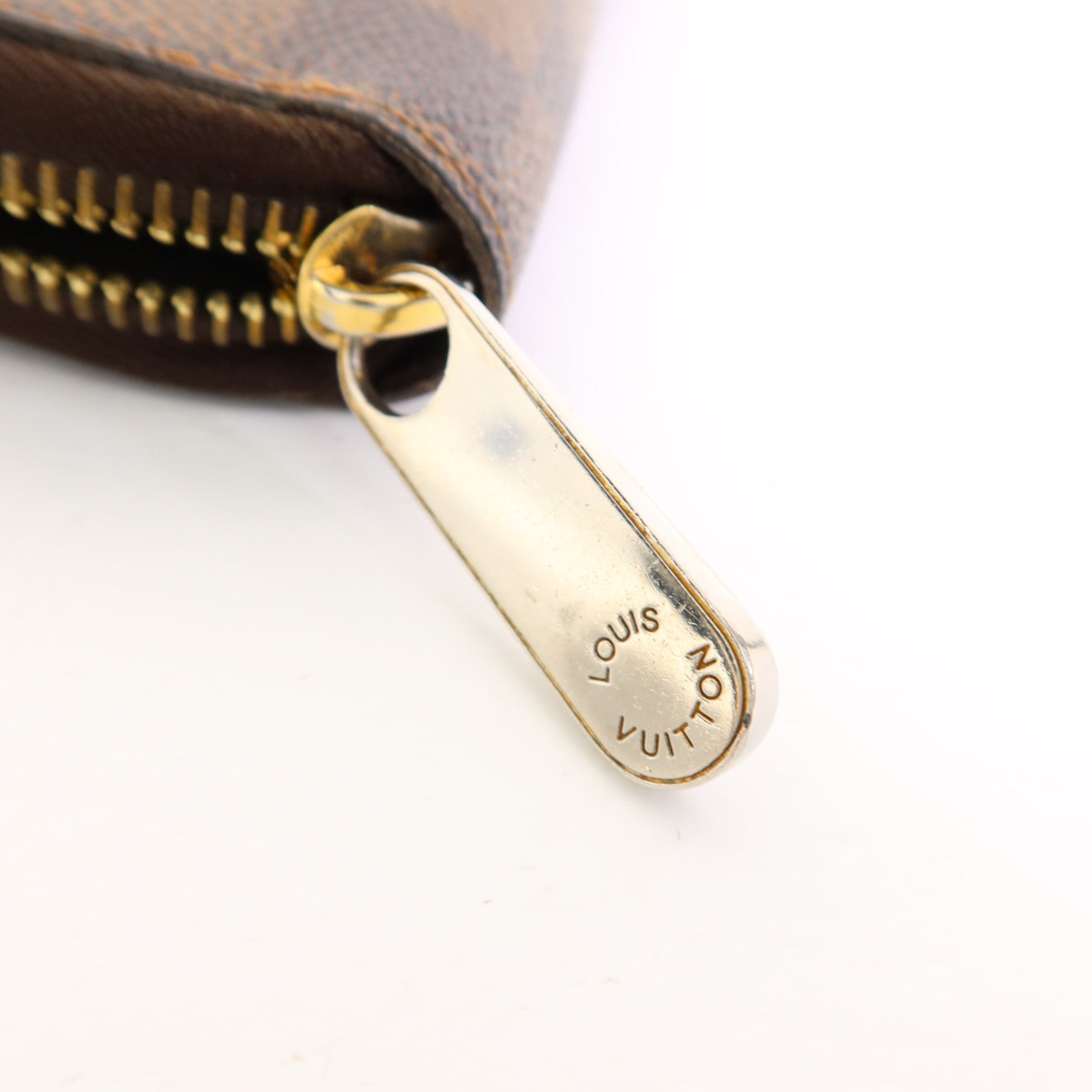 LOUIS VUITTON Damier Zippy Long Wallet金扣長錢包