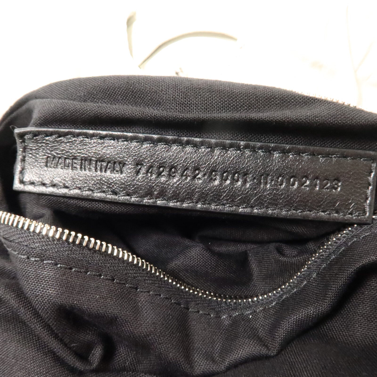 BALENCIAGA 牛皮皮革Crush Tote Small鏈帶手挽肩背兩用袋