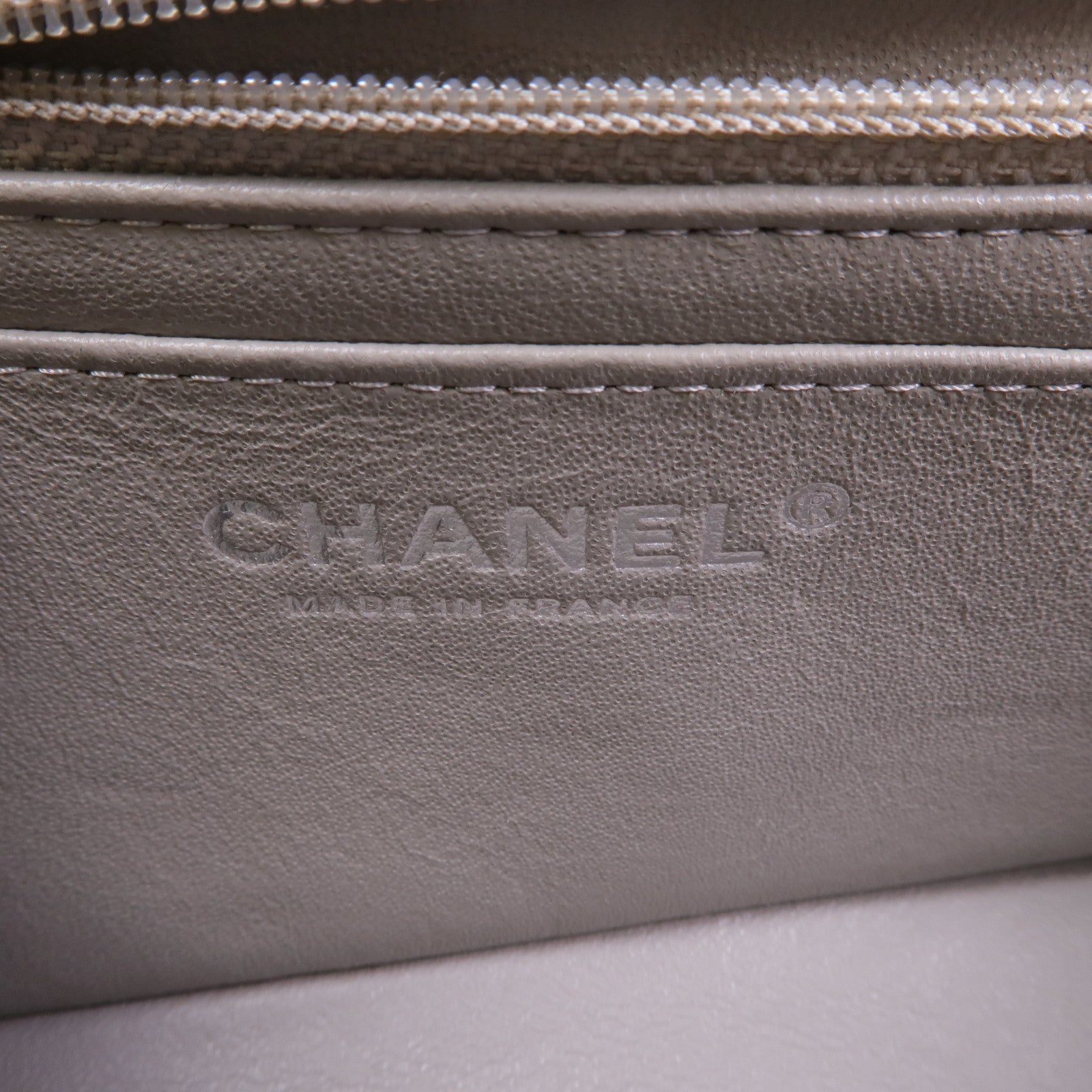 CHANEL 羊皮皮革Classic 20銀扣鏈帶肩背袋