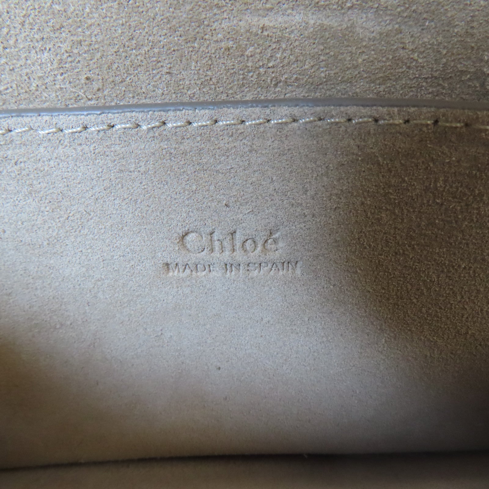 Chloe 牛皮皮革Shoulder Bag銀扣肩背袋黑色/綠色