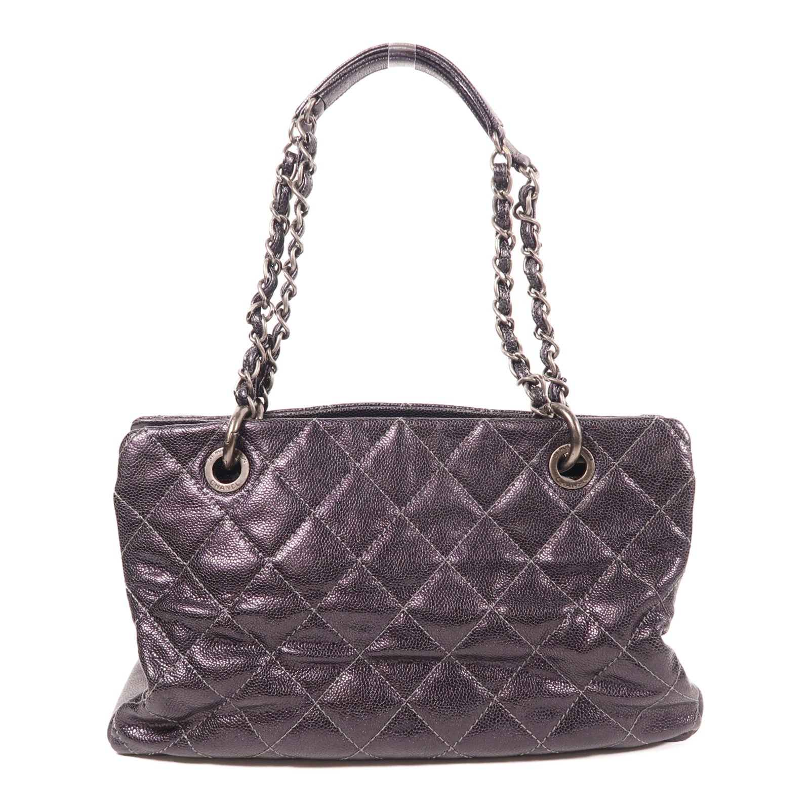 CHANEL 牛皮皮革Shoulder Bag鏈帶肩背袋