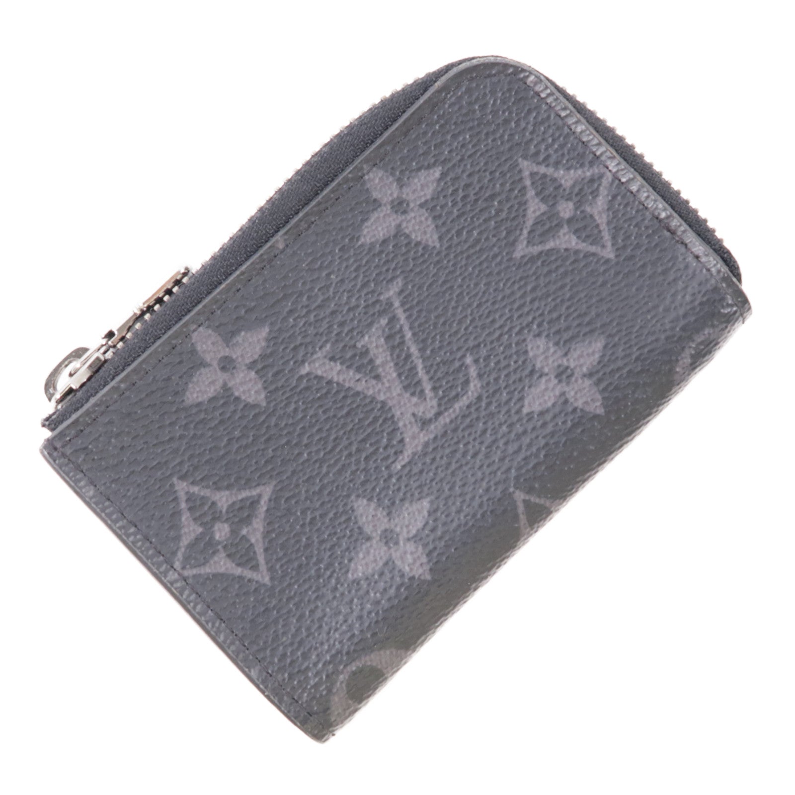 LOUIS VUITTON 【激減優惠】Monogram Eclipse Porte Monnaie Jour銀扣零錢包