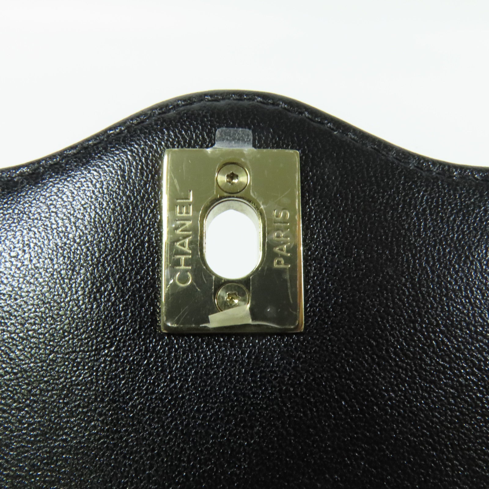 CHANEL 【激減優惠】羊皮皮革Chain Shoulder Bag金扣肩背袋