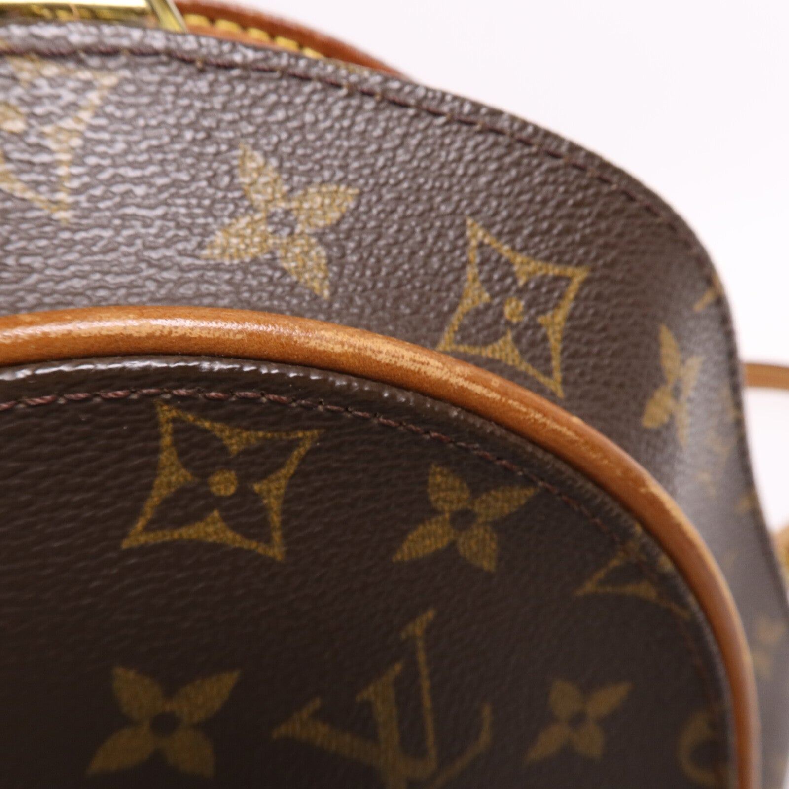LOUIS VUITTON Monogram Ellipse Sac A Dos Backpack金扣背包棕色